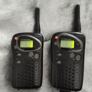 Kenwood Black Two-Way Radio Pair